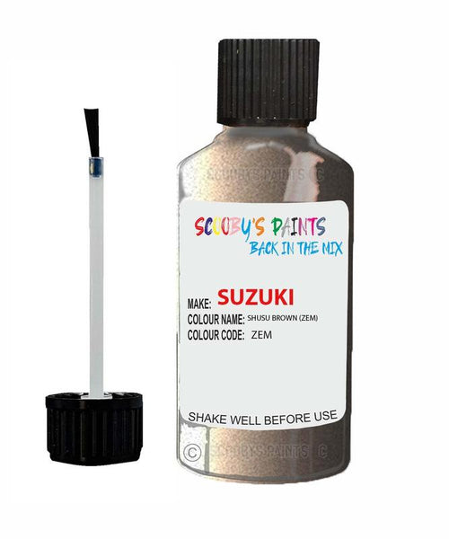 suzuki sx4 shusu brown code zem touch up paint 2017 2017 Scratch Stone Chip Repair 