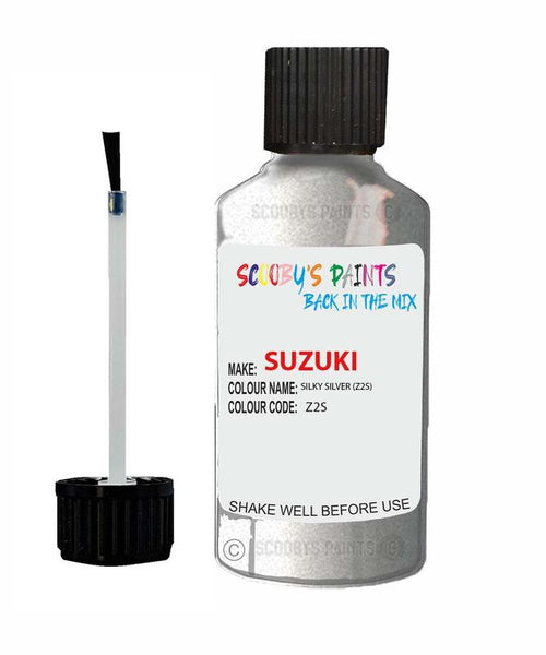 suzuki carry silky silver code z2s touch up paint 1998 2017 Scratch Stone Chip Repair 