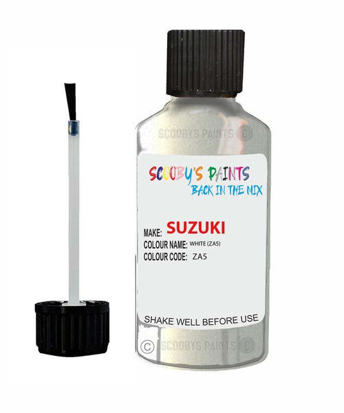 suzuki sx4 white code za5 touch up paint 2000 2007 Scratch Stone Chip Repair 