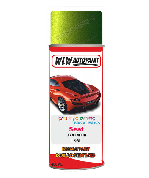 Aerosol Spray Paint For Seat Toldeo Apple Green Code Ls6L