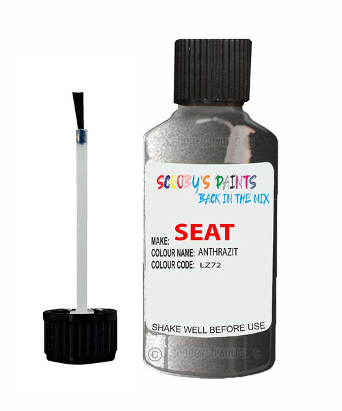 Paint For SEAT Altea ANTHRAZIT Touch Up Paint Scratch Stone Chip Repair Colour Code LZ72