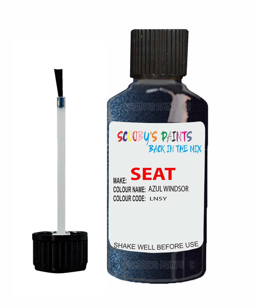 Paint For SEAT Inca AZUL WINDSOR Touch Up Paint Scratch Stone Chip Repair Colour Code LN5Y