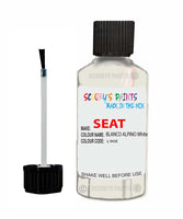 Paint For SEAT Cordoba BLANCO ALPINO White Touch Up Paint Scratch Stone Chip Repair Colour Code L90E