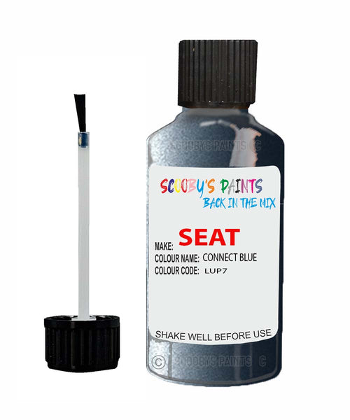 Paint For SEAT Ibiza CONNECT BLUE Touch Up Paint Scratch Stone Chip Repair Colour Code LUP7