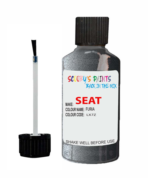 Paint For SEAT Leon FURIA Touch Up Paint Scratch Stone Chip Repair Colour Code LX7Z