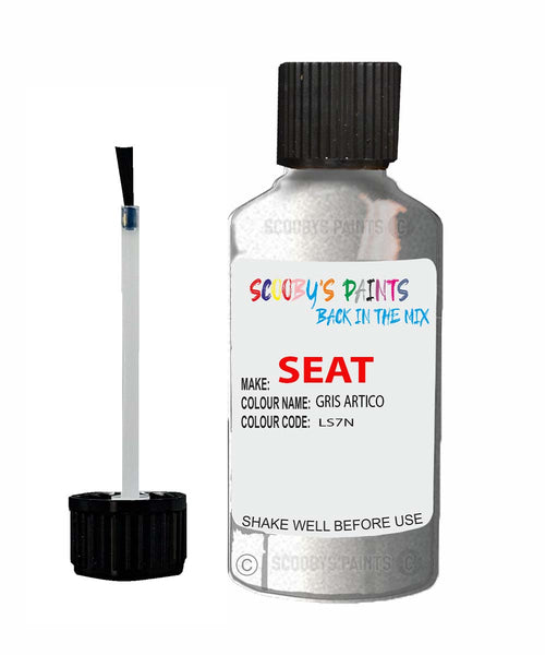 Paint For SEAT Arosa GRIS ARTICO Touch Up Paint Scratch Stone Chip Repair Colour Code LS7N