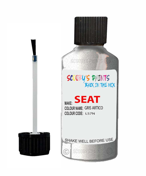 Paint For SEAT Cordoba GRIS ARTICO Touch Up Paint Scratch Stone Chip Repair Colour Code LS7N