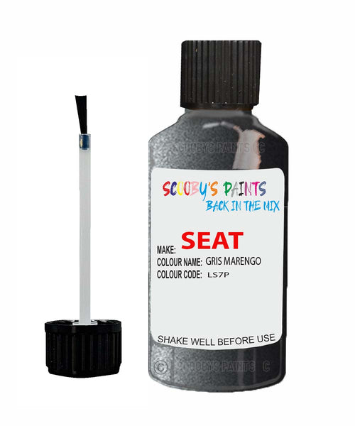 Paint For SEAT Cordoba GRIS MARENGO Touch Up Paint Scratch Stone Chip Repair Colour Code LS7P