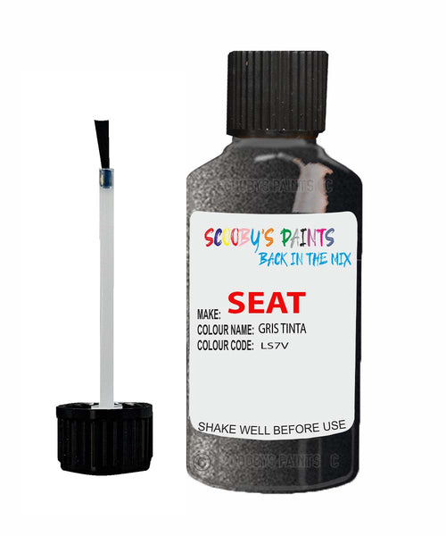 Paint For SEAT Ibiza GRIS TINTA Touch Up Paint Scratch Stone Chip Repair Colour Code LS7V