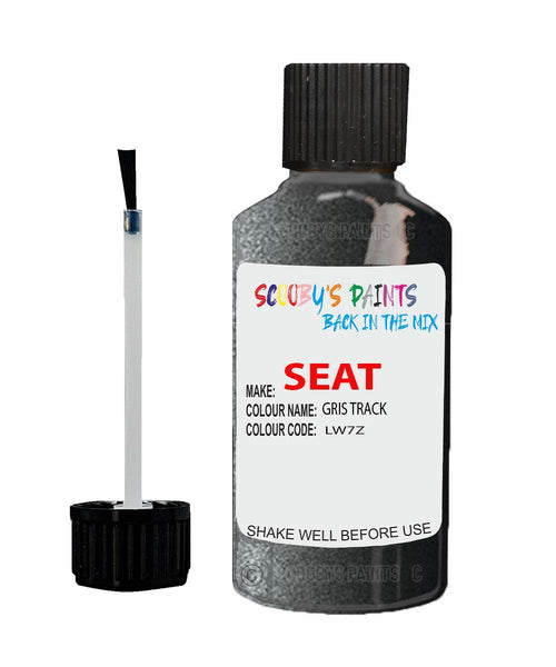 Paint For SEAT Ibiza ST GRIS TRACK Touch Up Paint Scratch Stone Chip Repair Colour Code LW7Z
