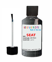 Paint For SEAT Leon GRIS TRACK Touch Up Paint Scratch Stone Chip Repair Colour Code LW7Z
