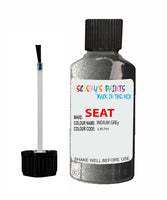 Paint For SEAT Alhambra INDIUM GREy Touch Up Paint Scratch Stone Chip Repair Colour Code LR7H
