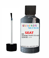 Paint For SEAT MII MAGNETIC TECH GREY Touch Up Paint Scratch Stone Chip Repair Colour Code LS7H