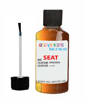 Paint For SEAT Ibiza MANDARINA Touch Up Paint Scratch Stone Chip Repair Colour Code LS2P