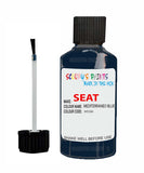 Paint For SEAT Leon ST MEDITERRANEO BLUE Touch Up Paint Scratch Stone Chip Repair Colour Code 9550