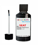 Paint For SEAT Ibiza MIDNIGHT BLACK Touch Up Paint Scratch Stone Chip Repair Colour Code LY9T