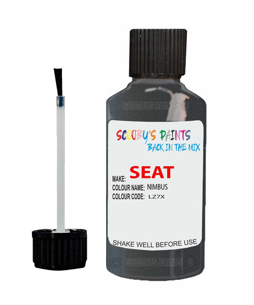 Paint For SEAT Altea XL NIMBUS Touch Up Paint Scratch Stone Chip Repair Colour Code LZ7X