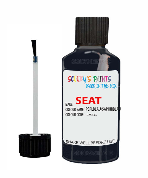 Paint For SEAT Toldeo PERLBLAU/SAPHIRBLAU Touch Up Paint Scratch Stone Chip Repair Colour Code LA5G