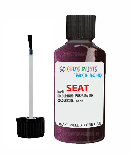 Paint For SEAT Ibiza PURPURA IRIS Touch Up Paint Scratch Stone Chip Repair Colour Code LS4N