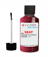 Paint For SEAT Leon ROJO ARANDANO Touch Up Paint Scratch Stone Chip Repair Colour Code LS3R