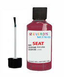 Paint For SEAT Toldeo ROJO LIPARI Touch Up Paint Scratch Stone Chip Repair Colour Code LS3A
