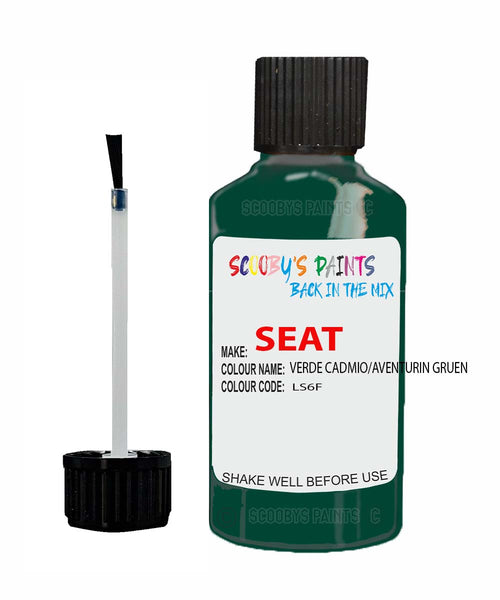 Paint For SEAT Arosa VERDE CADMIO/AVENTURIN GRUEN Touch Up Paint Scratch Stone Chip Repair Colour Code LS6F