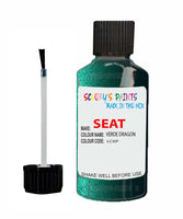Paint For SEAT Alhambra VERDE DRAGON Touch Up Paint Scratch Stone Chip Repair Colour Code LC6P