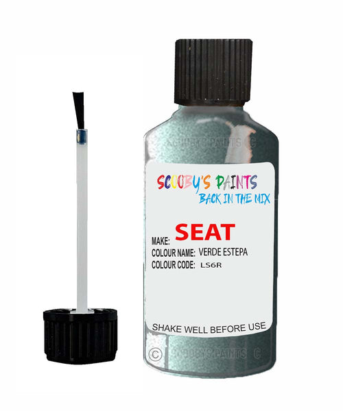 Paint For SEAT Altea VERDE ESTEPA Touch Up Paint Scratch Stone Chip Repair Colour Code LS6R