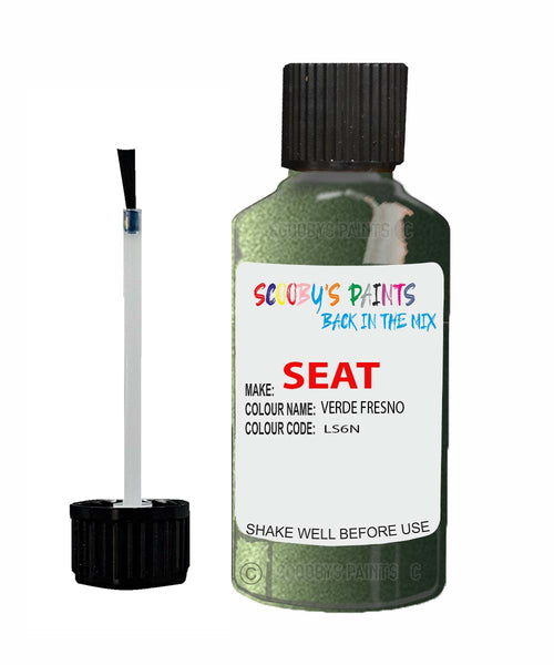 Paint For SEAT Arosa VERDE FRESNO Touch Up Paint Scratch Stone Chip Repair Colour Code LS6N