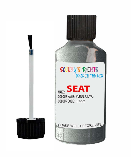Paint For SEAT Ibiza VERDE OLMO Touch Up Paint Scratch Stone Chip Repair Colour Code LS6O