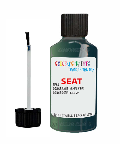 Paint For SEAT Toldeo VERDE PINO Touch Up Paint Scratch Stone Chip Repair Colour Code LS6W