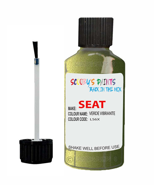 Paint For SEAT Arosa VERDE VIBRANTE Touch Up Paint Scratch Stone Chip Repair Colour Code LS6X