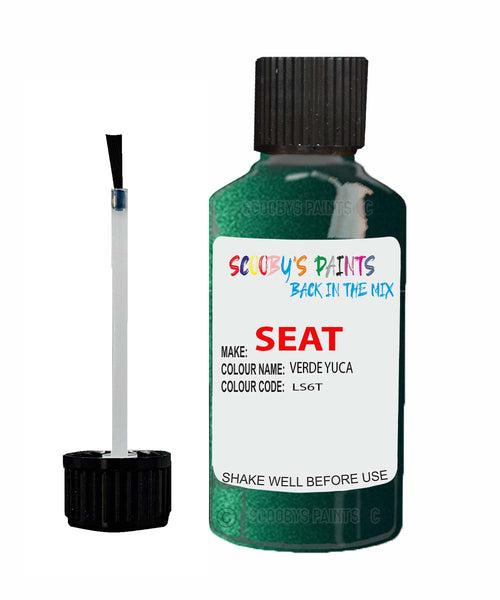 Paint For SEAT Arosa VERDE YUCA Touch Up Paint Scratch Stone Chip Repair Colour Code LS6T