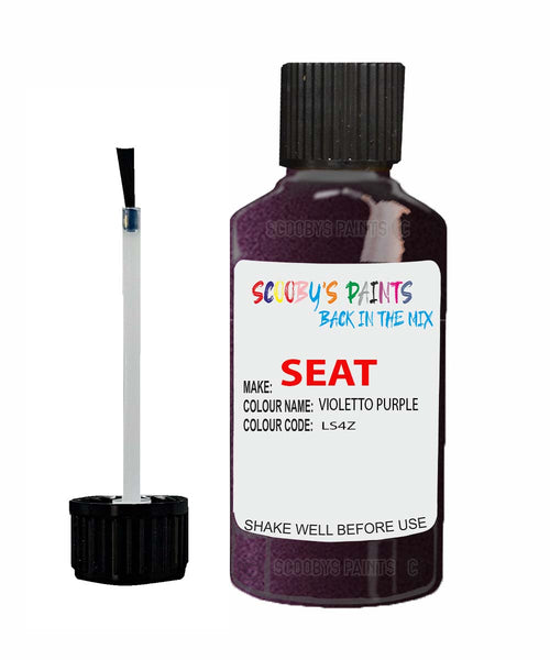 Paint For SEAT MII VIOLETTO PURPLE Touch Up Paint Scratch Stone Chip Repair Colour Code LS4Z