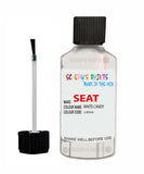 Paint For SEAT Altea XL WHITE CANDY Touch Up Paint Scratch Stone Chip Repair Colour Code LB9A