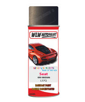Aerosol Spray Paint For Seat Ibiza Gris Obsidiana Grey Code Ls7Q