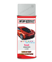 Aerosol Spray Paint For Seat Toldeo Nevada White Code Ls9R