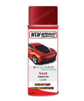 Aerosol Spray Paint For Seat Alhambra Romance Red Code Ls3M
