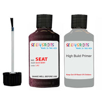ANTI RUST PRIMER UNDERCOAT SEAT Leon BLACK BERRY Touch Up Paint Scratch Stone Chip Repair Colour Code L4U