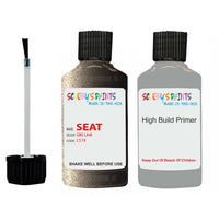 ANTI RUST PRIMER UNDERCOAT SEAT Leon GRIS LAVA Touch Up Paint Scratch Stone Chip Repair Colour Code LS7X