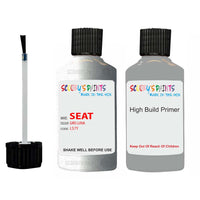 ANTI RUST PRIMER UNDERCOAT SEAT Toldeo GRIS LUNA Touch Up Paint Scratch Stone Chip Repair Colour Code LS7Y