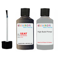 ANTI RUST PRIMER UNDERCOAT SEAT Toldeo GRIS OBSIDIANA Touch Up Paint Scratch Stone Chip Repair Colour Code LS7Q