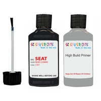 ANTI RUST PRIMER UNDERCOAT SEAT Ibiza NEGRO SCHWARZ Touch Up Paint Scratch Stone Chip Repair Colour Code L3FZ