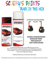 skoda superb summer red aerosol spray car paint clear lacquer lc3q