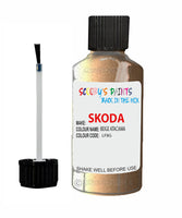 SKODA OCTAVIA BEIGE ATACAMA Touch Up Scratch Repair Paint Code LF8G