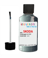 SKODA OCTAVIA BLUE SPIRIT Touch Up Scratch Repair Paint Code LB5X