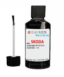 SKODA FELICIA BRILLANT BLACK Touch Up Scratch Repair Paint Code LY9B