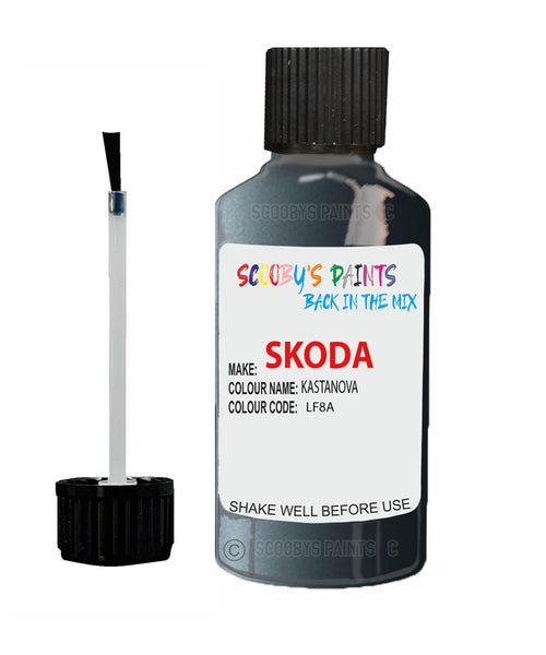 SKODA OCTAVIA KASTANOVA Touch Up Scratch Repair Paint Code LF8A