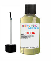 SKODA OCTAVIA LEMON KICK Touch Up Scratch Repair Paint Code LF6Y