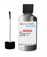 SKODA YETI STEEL GRAY Touch Up Scratch Repair Paint Code LF8L